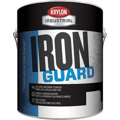 Krylon - 1 Gal Safety Blue Gloss Finish Acrylic Enamel Paint - Exterior - Exact Industrial Supply