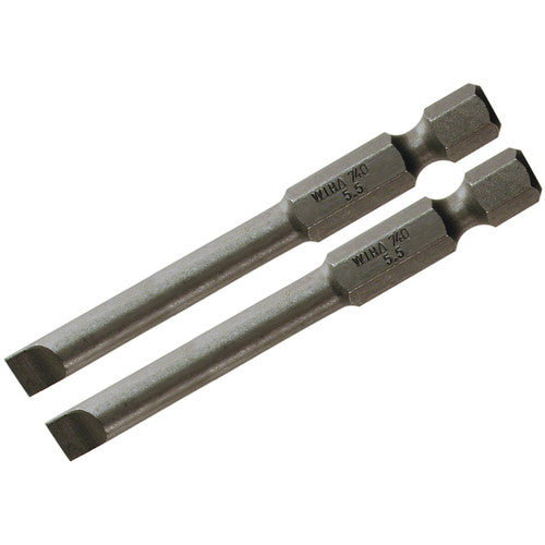 3.0MM 70MM OAL SLOT POWER BIT 2/PK - Exact Industrial Supply