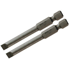 5.5MM 70MM OAL SLOT POWER BIT 2/PK - Exact Industrial Supply