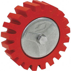 Dynabrade - Angle & Disc Grinder Eraser Wheel - Use with 18256 & 18258 - Exact Industrial Supply