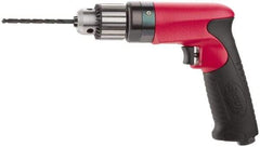 Sioux Tools - 1/4" Keyed Chuck - Pistol Grip Handle, 2,600 RPM, 11.8 LPS, 25 CFM, 0.6 hp - Exact Industrial Supply