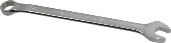 Proto - 3/8" Offset Combination Wrench - 15° Offset Angle, 5-15/16" OAL, Steel, Chrome Finish - Exact Industrial Supply