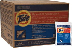 Tide - Packet Cleaner - Use on Fiberglass, Linoleum, Plastic, Stainless Steel, Wood - Exact Industrial Supply