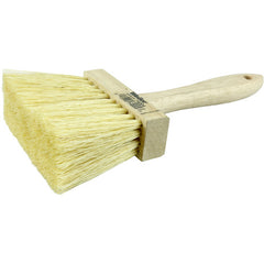 4″ Masonry Brush, 3″ Trim Length, White Tampico Fill - Exact Industrial Supply