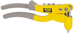 Stanley - Right Angle Head Hand Riveter - 3/32 to 3/16" Rivet Capacity, 10" OAL - Exact Industrial Supply