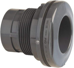 Value Collection - 2-1/2" PVC Plastic Pipe Tank Adapter - Schedule 80, Soc x Fipt End Connections - Exact Industrial Supply