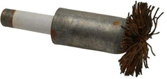 Value Collection - 1/2" Brush Diam, End Brush - Coarse Grade, 1/4" Diam Shank, 20,000 Max RPM - Exact Industrial Supply