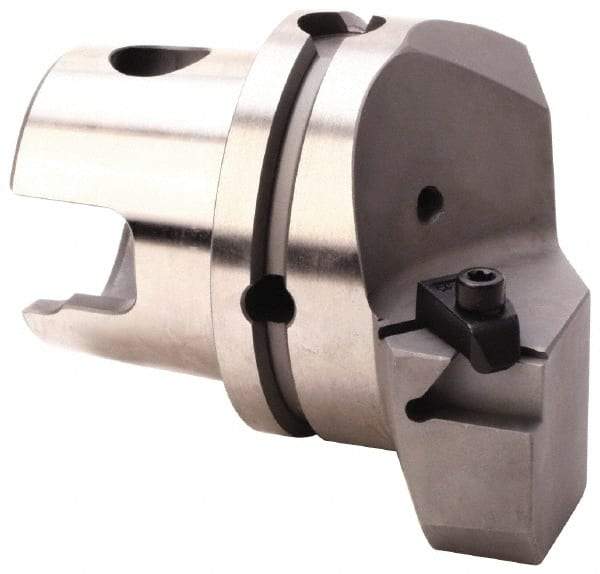 Kennametal - Insert Style NG 4L, 70mm Head Length, Left Hand Cut, Internal Modular Threading Cutting Unit Head - System Size KM80, 53mm Center to Cutting Edge, Series Top Notch - Exact Industrial Supply