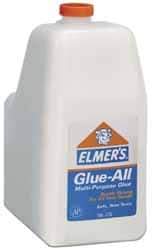 Elmer's - 50 Gal Drum White All Purpose Glue - 5 min Working Time, Bonds to Ceramic, Fabric, Leather, Paper & Wood - Exact Industrial Supply