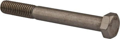 Value Collection - 3/8-16 UNC, 3-1/4" Length Under Head Hex Head Cap Screw - Partially Threaded, Grade 18-8 Stainless Steel, Uncoated, 9/16" Hex - Exact Industrial Supply