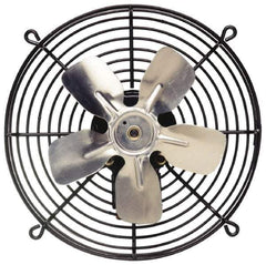 Fantech - 10" Blade, 1/30 hp, 595 Max CFM, Single Phase Vertical & Horizontal Mounting Direct Drive Fan - 1.4 Amps, 115 Volts, 1 Speed - Exact Industrial Supply