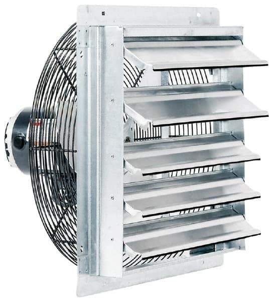 Fantech - 36" Blade, 1/2 hp, 8,225 Max CFM, Single Phase Vertical & Horizontal Mounting Direct Drive Fan - 5.6 Amps, 115 Volts, 1 Speed - Exact Industrial Supply