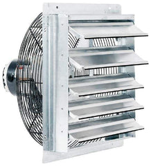 Fantech - 36" Blade, 1/2 hp, 8,225 Max CFM, Single Phase Vertical & Horizontal Mounting Direct Drive Fan - 5.6 Amps, 115 Volts, 1 Speed - Exact Industrial Supply