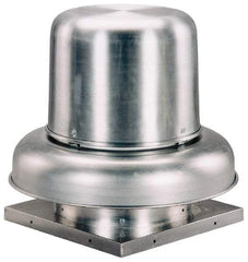 Fantech - 30" Blade, 11,746 CFM, Belt Drive Centrifugal Roof Exhauster - 3 hp, Open Dripproof Enclosure, Downdraft Style, Three-Phase, 208-220/440 Volts - Exact Industrial Supply