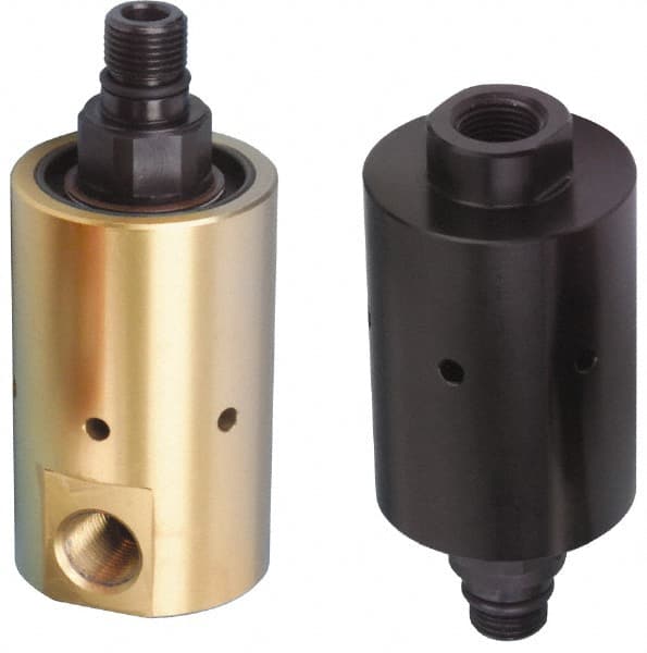 Barco - Rotary Unions Type: Coolant Union Style: Single Flow - Exact Industrial Supply