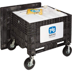 Spill Kits; Kit Type: Oil Based Liquids Spill Kit; Container Type: Chest; Absorption Capacity: 127 gal; Color: Black; Portable: Yes; Capacity per Kit (Gal.): 127 gal