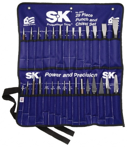 SK - 29 Piece Punch & Chisel Set - Exact Industrial Supply