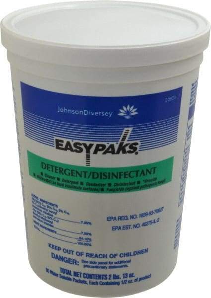 Easy Paks - 0.5 oz Packet All-Purpose Cleaner - Detergent Disinfectant, Unscented - Exact Industrial Supply