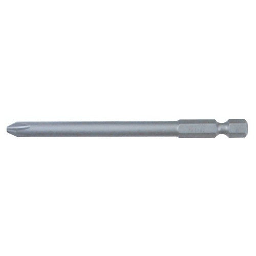 Phillips Power Bit. #0 × 90mm. Chrome-vanadium-molybdenum S2 modified tool steel. - Exact Industrial Supply