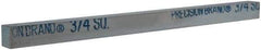 Made in USA - 12" Long x 3/4" High x 3/4" Wide, Zinc-Plated Key Stock - Low Carbon Steel - Exact Industrial Supply