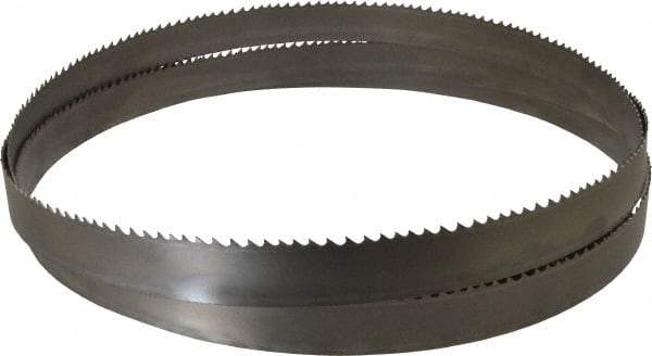 Starrett - 3 to 4 TPI, 12' Long x 1-1/4" Wide x 0.042" Thick, Welded Band Saw Blade - Bi-Metal, Toothed Edge, Modified Tooth Set, Contour Cutting - Exact Industrial Supply