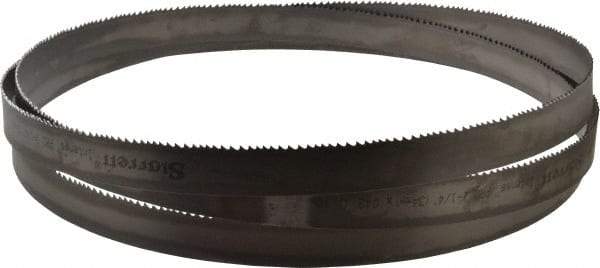Starrett - 4 to 6 TPI, 13' 6" Long x 1-1/4" Wide x 0.042" Thick, Welded Band Saw Blade - Bi-Metal, Toothed Edge, Modified Tooth Set, Contour Cutting - Exact Industrial Supply