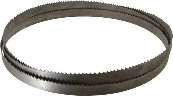 Starrett - 3 to 4 TPI, 12' 4" Long x 1" Wide x 0.035" Thick, Welded Band Saw Blade - Bi-Metal, Toothed Edge, Modified Tooth Set, Contour Cutting - Exact Industrial Supply