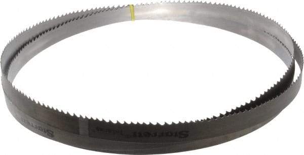 Starrett - 3 to 4 TPI, 12' Long x 1" Wide x 0.035" Thick, Welded Band Saw Blade - Bi-Metal, Toothed Edge, Modified Tooth Set, Contour Cutting - Exact Industrial Supply
