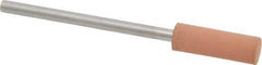 Value Collection - 5mm Max Diam x 15mm Long, Cylinder, Rubberized Point - Very Fine Grade, Ceramic, Mounted - Exact Industrial Supply