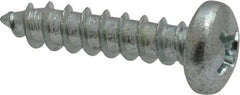 Value Collection - #12 Pan Head Phillips Sheet Metal Screw - Steel, 1" Length Under Head, Grade 2 - Exact Industrial Supply