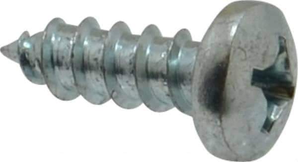 Value Collection - #14 Pan Head Phillips Sheet Metal Screw - Steel, 3/4" Length Under Head, Grade 2 - Exact Industrial Supply