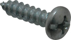 Value Collection - #14 Pan Head Phillips Sheet Metal Screw - Steel, 1" Length Under Head, Grade 2 - Exact Industrial Supply