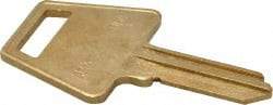 Made in USA - American Key Blank - Brass - Exact Industrial Supply