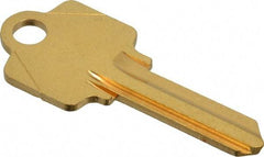 Made in USA - Arrow Key Blank - Brass - Exact Industrial Supply