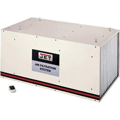 Jet - 1µm, 115 Volt Ceiling Mount Air Filtration Machine - 44" Long x 20" Deep x 24" High, 1,700 CFM Air Flow - Exact Industrial Supply