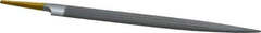 PFERD - 8" Swiss Pattern Half Round File - 3/4" Width Diam x 7/32" Thick, With Tang - Exact Industrial Supply