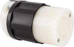 Leviton - 120/208 VAC, 30 Amp, NonNEMA Configuration, Industrial Grade, Self Grounding Connector - 3 Phase, 4 Poles, 0.595 to 1.15 Inch Cord Diameter - Exact Industrial Supply