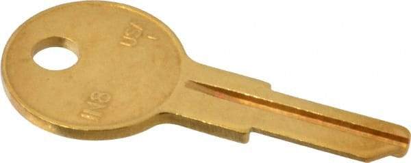 Made in USA - Ilco Key Blank - Brass - Exact Industrial Supply