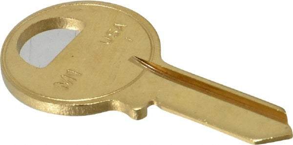Made in USA - Master Key Blank - Brass - Exact Industrial Supply