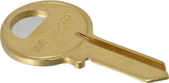Made in USA - Master Key Blank - Brass - Exact Industrial Supply