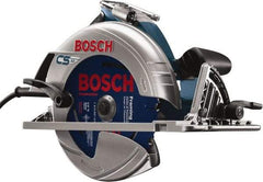 Bosch - 15 Amps, 7-1/4" Blade Diam, 5,600 RPM, Electric Circular Saw - 7-1/4" Arbor Hole, Left Blade - Exact Industrial Supply
