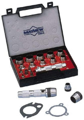 Mayhew - 31 Piece, 3 to 50mm, Hollow Punch Set - Comes in Plastic Holder - Exact Industrial Supply