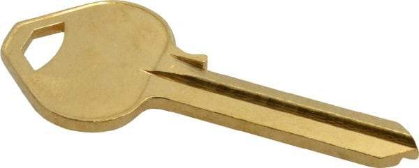 Made in USA - Russwin Key Blank - Brass - Exact Industrial Supply