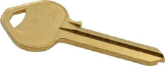 Made in USA - Russwin Key Blank - Brass - Exact Industrial Supply