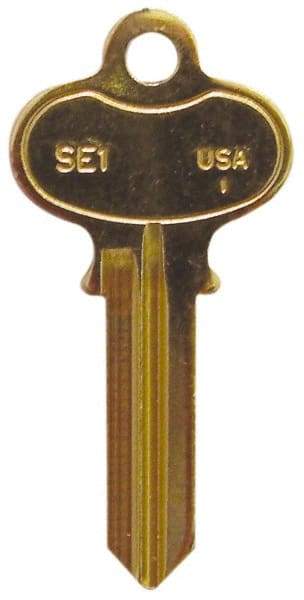 Made in USA - Key Blanks Type: Segal Material: Brass - Exact Industrial Supply