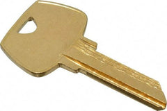Made in USA - Sargent Key Blank - Brass - Exact Industrial Supply