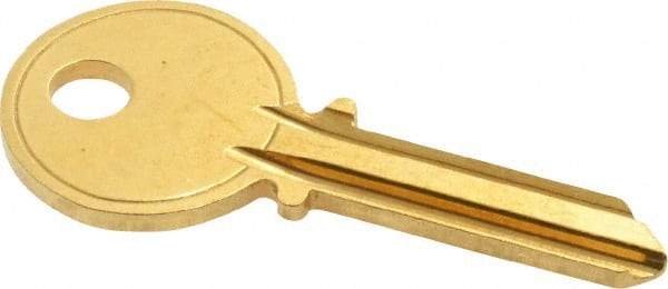 Made in USA - Yale Key Blank - Brass - Exact Industrial Supply