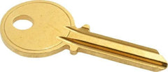 Made in USA - Yale Key Blank - Brass - Exact Industrial Supply