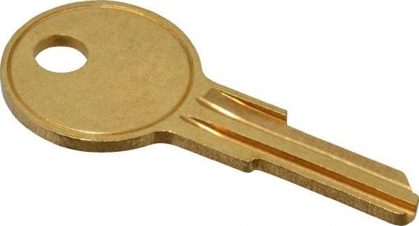 Made in USA - Yale Key Blank - Brass - Exact Industrial Supply