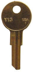 Made in USA - Yale Key Blank - Brass - Exact Industrial Supply
